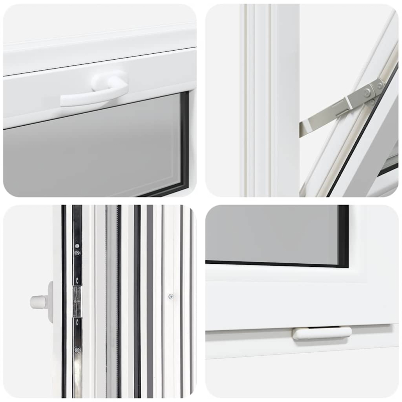 Kellerfenster RISOR 60x40 cm Kipp 3-fach Verglasung Weiß