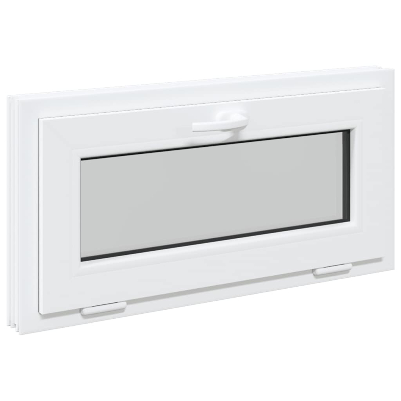 Kellerfenster RISOR 80x40 cm Kipp 3-fach Verglasung Weiß