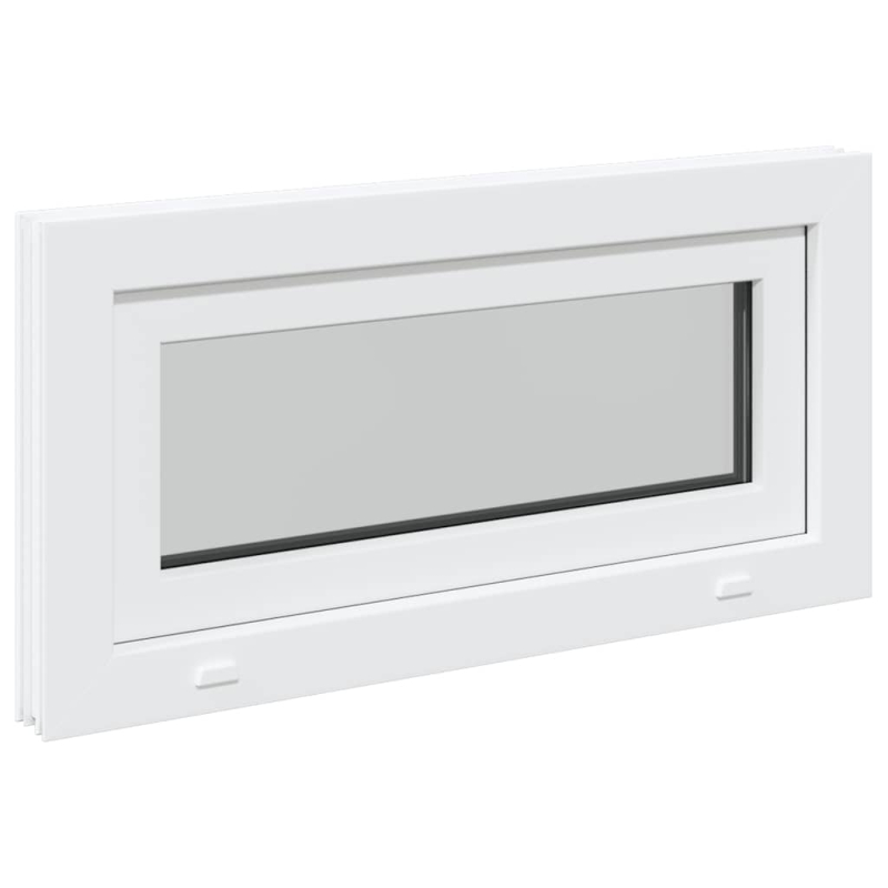 Kellerfenster RISOR 80x40 cm Kipp 3-fach Verglasung Weiß