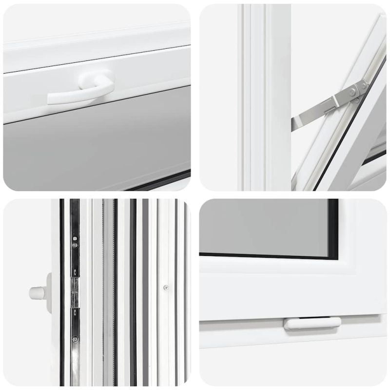 Kellerfenster RISOR 100x40 cm Kipp 3-fach Verglasung Weiß