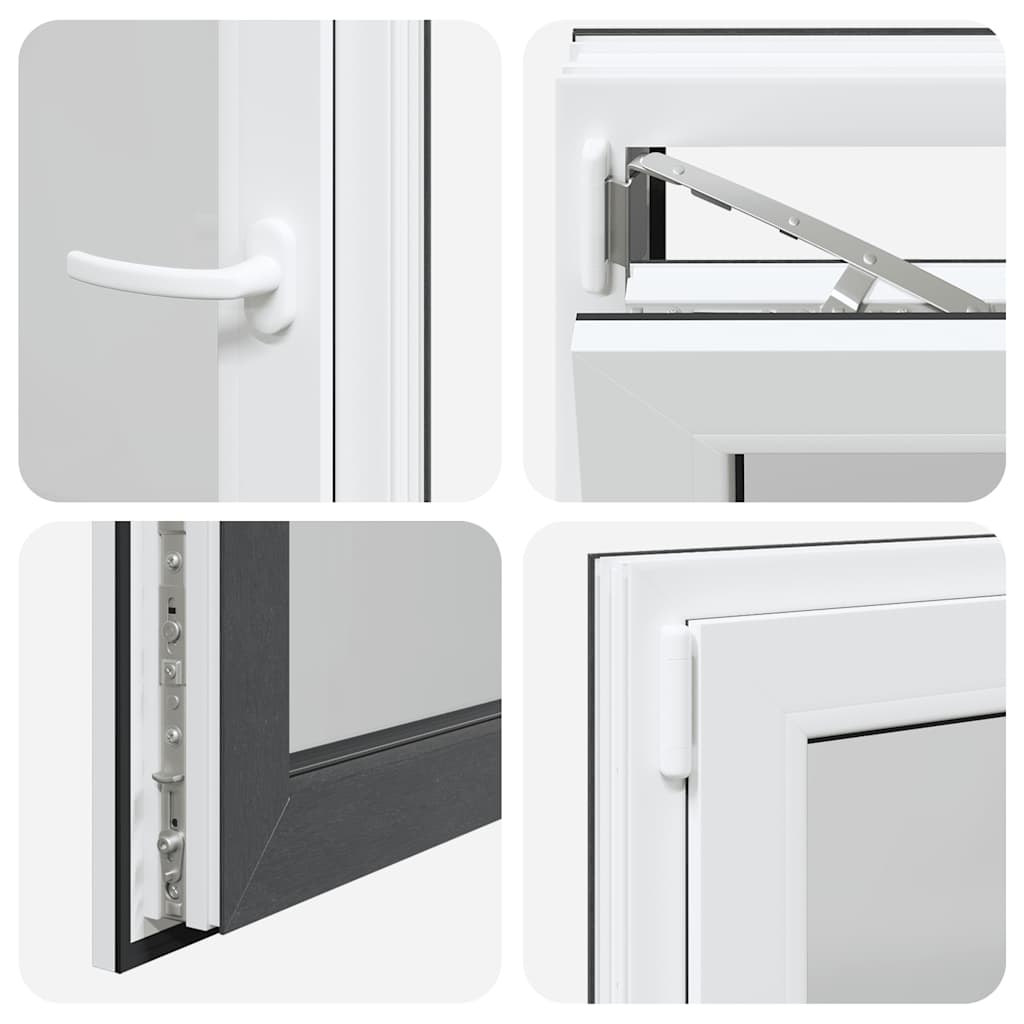 Kellerfenster RISOR 60x80 cm Drehkipp DIN Links Anthrazit