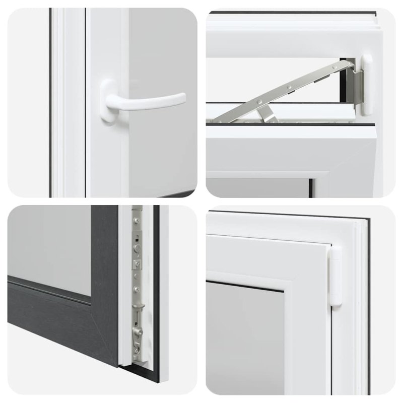 Kellerfenster RISOR 60x90 cm Dreh Kipp DIN Rechts Anthrazit