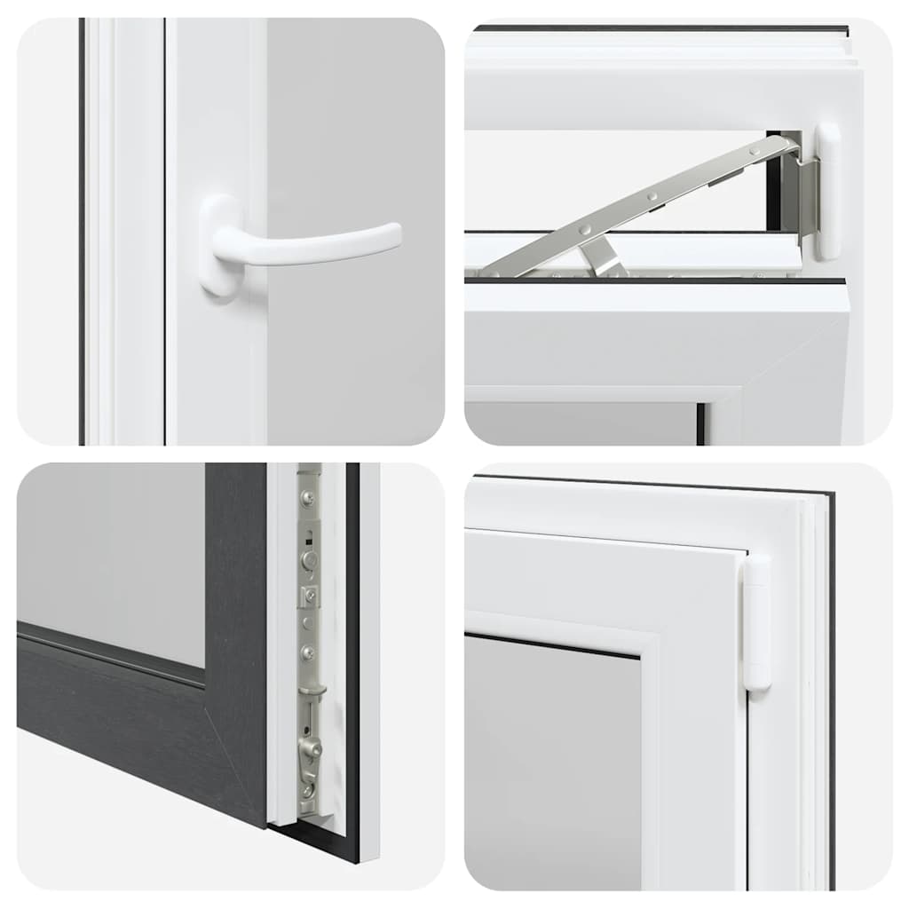 Kellerfenster RISOR 60x100 cm Drehkipp DIN Rechts Anthrazit