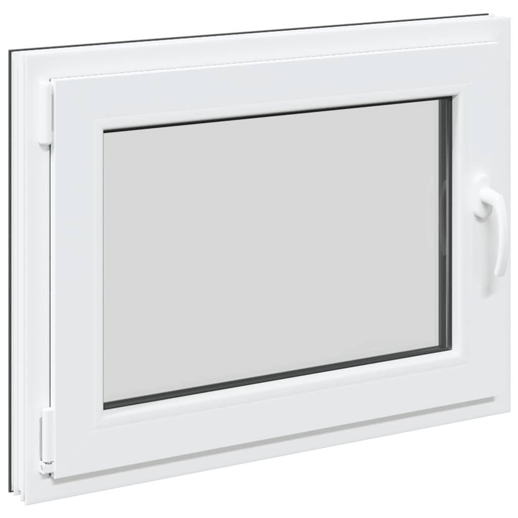 Kellerfenster RISOR 80x50 cm Drehkipp DIN Links Anthrazit