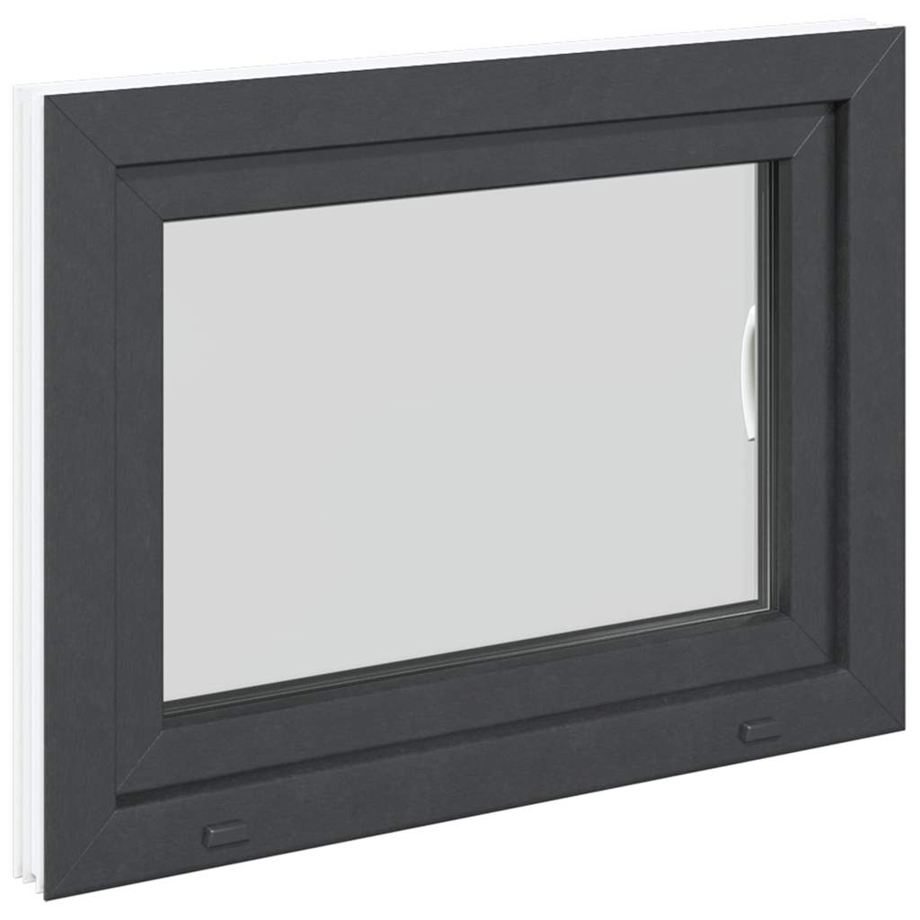 Kellerfenster RISOR 80x70 cm Drehkipp DIN Rechts Anthrazit