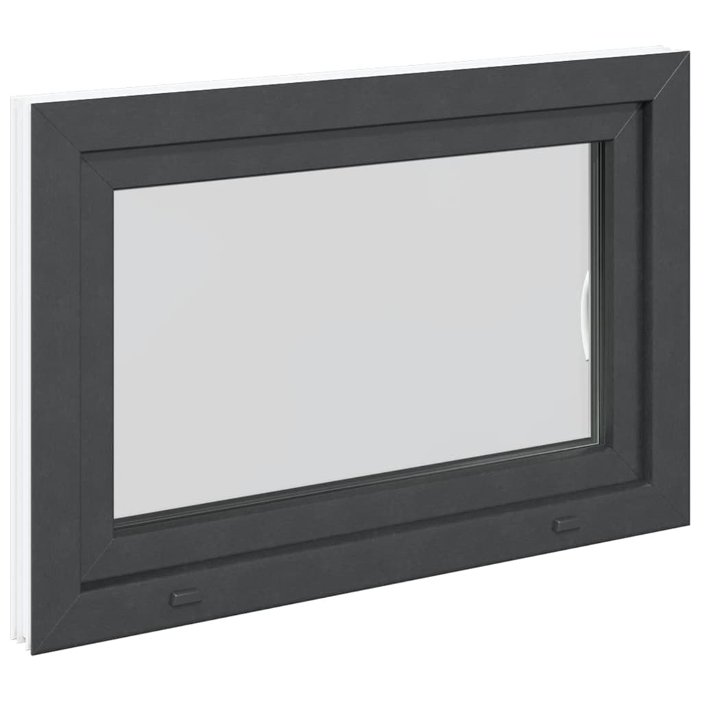 Kellerfenster RISOR 90x70 cm Drehkipp DIN Rechts Anthrazit