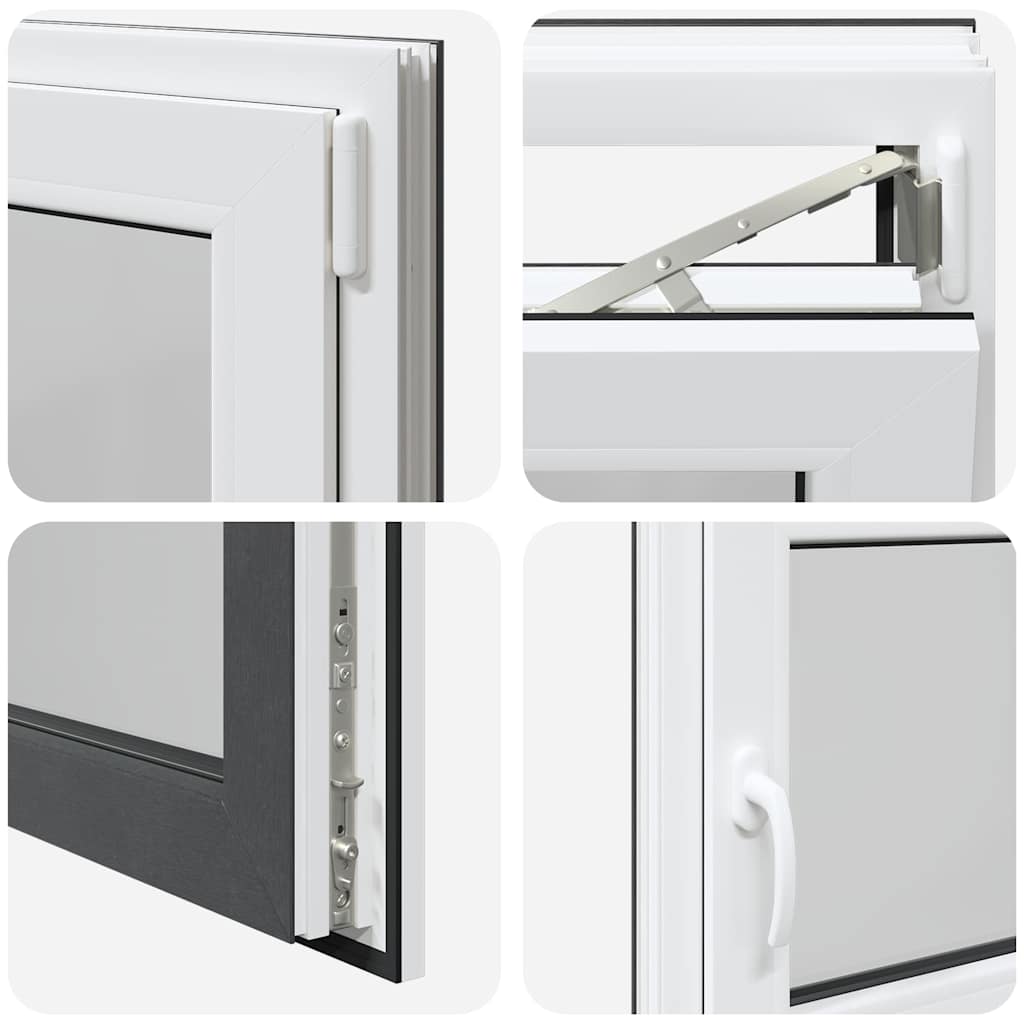 Kellerfenster RISOR 90x70 cm Drehkipp DIN Rechts Anthrazit