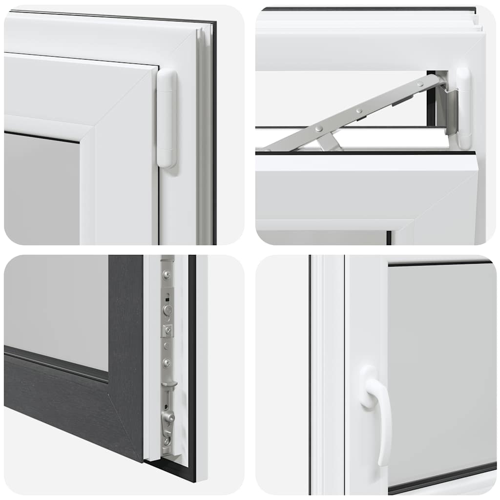 Kellerfenster RISOR 100x60 cm Drehkipp DIN Rechts Anthrazit