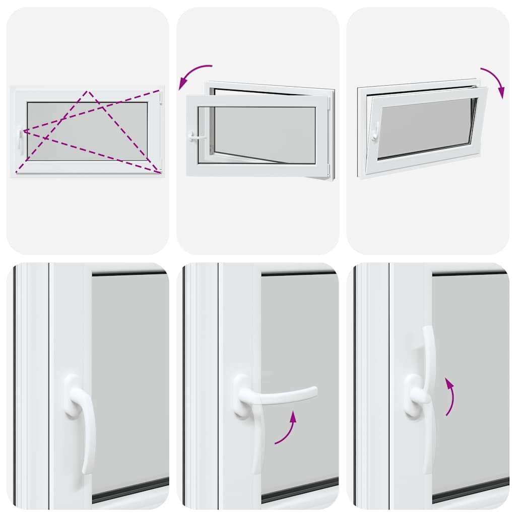 Kellerfenster RISOR 100x70 cm Drehkipp DIN Rechts Anthrazit