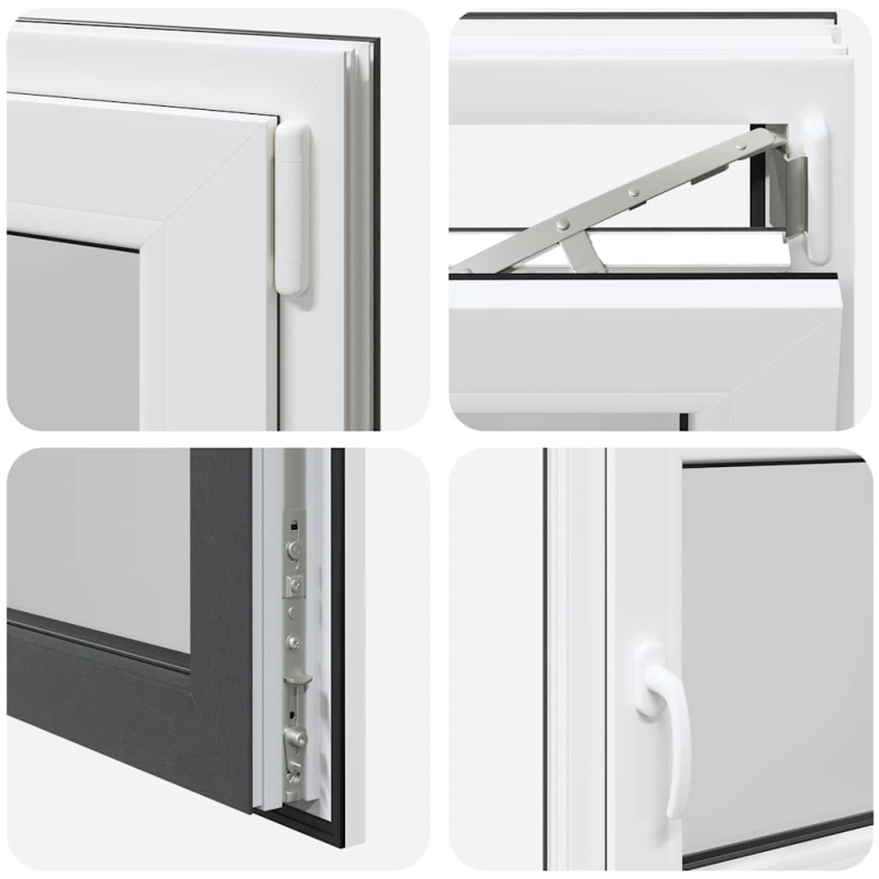 Kellerfenster RISOR 110x50 cm Dreh Kipp DIN Rechts Anthrazit