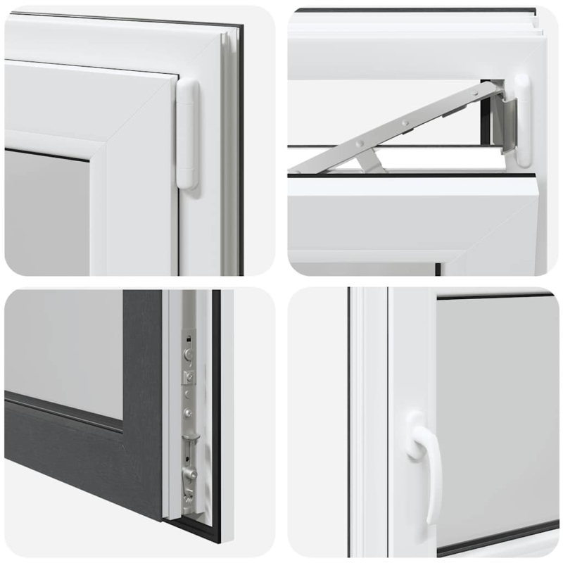 Kellerfenster RISOR 120x60 cm Dreh Kipp DIN Rechts Anthrazit