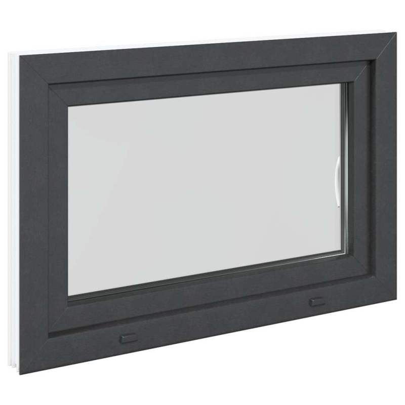 Kellerfenster RISOR 60x80 cm Dreh Kipp DIN Rechts Anthrazit