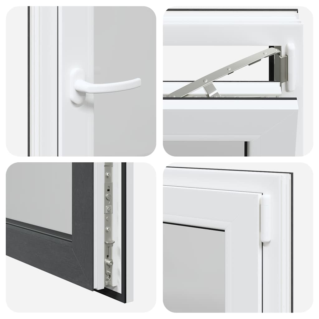 Kellerfenster RISOR 60x80 cm Drehkipp DIN Links Anthrazit