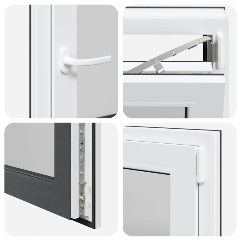 Kellerfenster RISOR 60x90 cm Dreh Kipp DIN Rechts Anthrazit