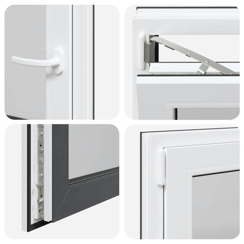 Kellerfenster RISOR 60x90 cm Dreh Kipp DIN Links Anthrazit