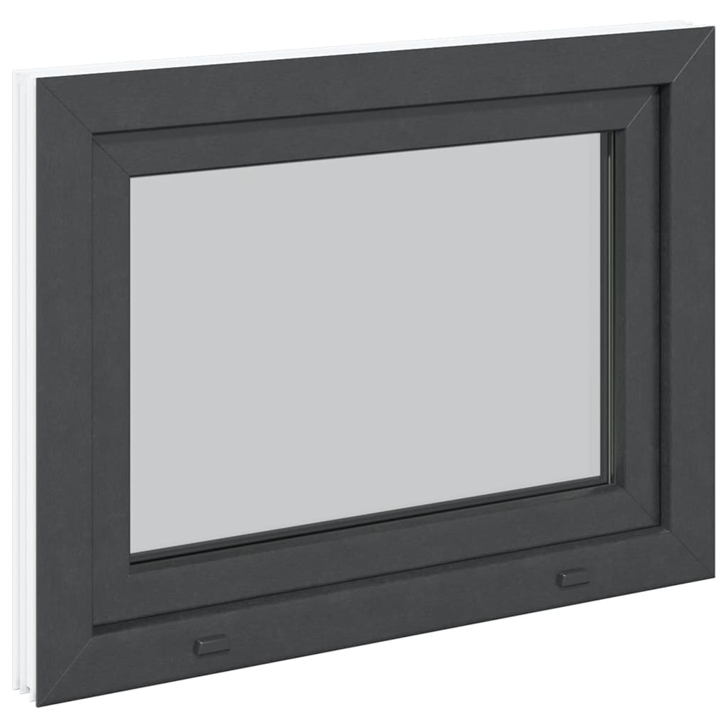Kellerfenster RISOR 80x50 cm Drehkipp DIN Rechts Anthrazit