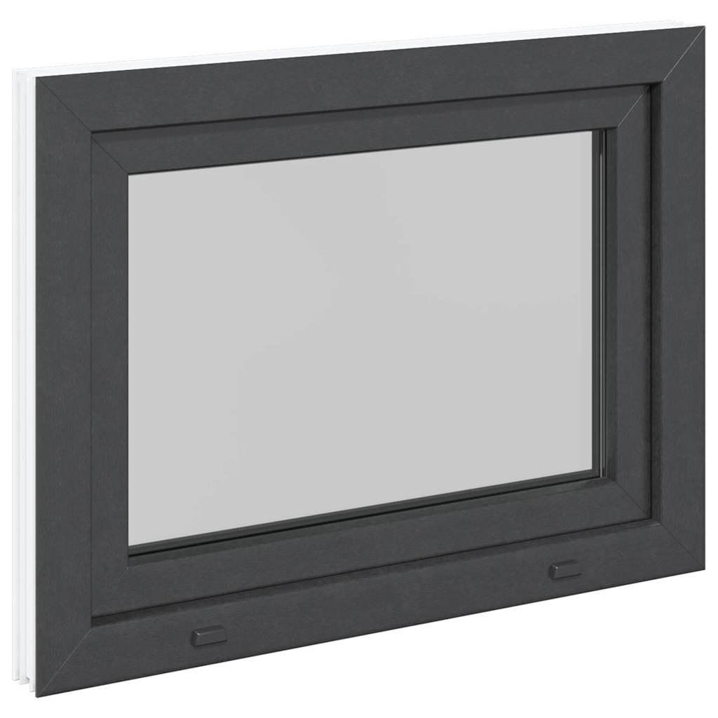 Kellerfenster RISOR 80x60 cm Drehkipp DIN Links Anthrazit