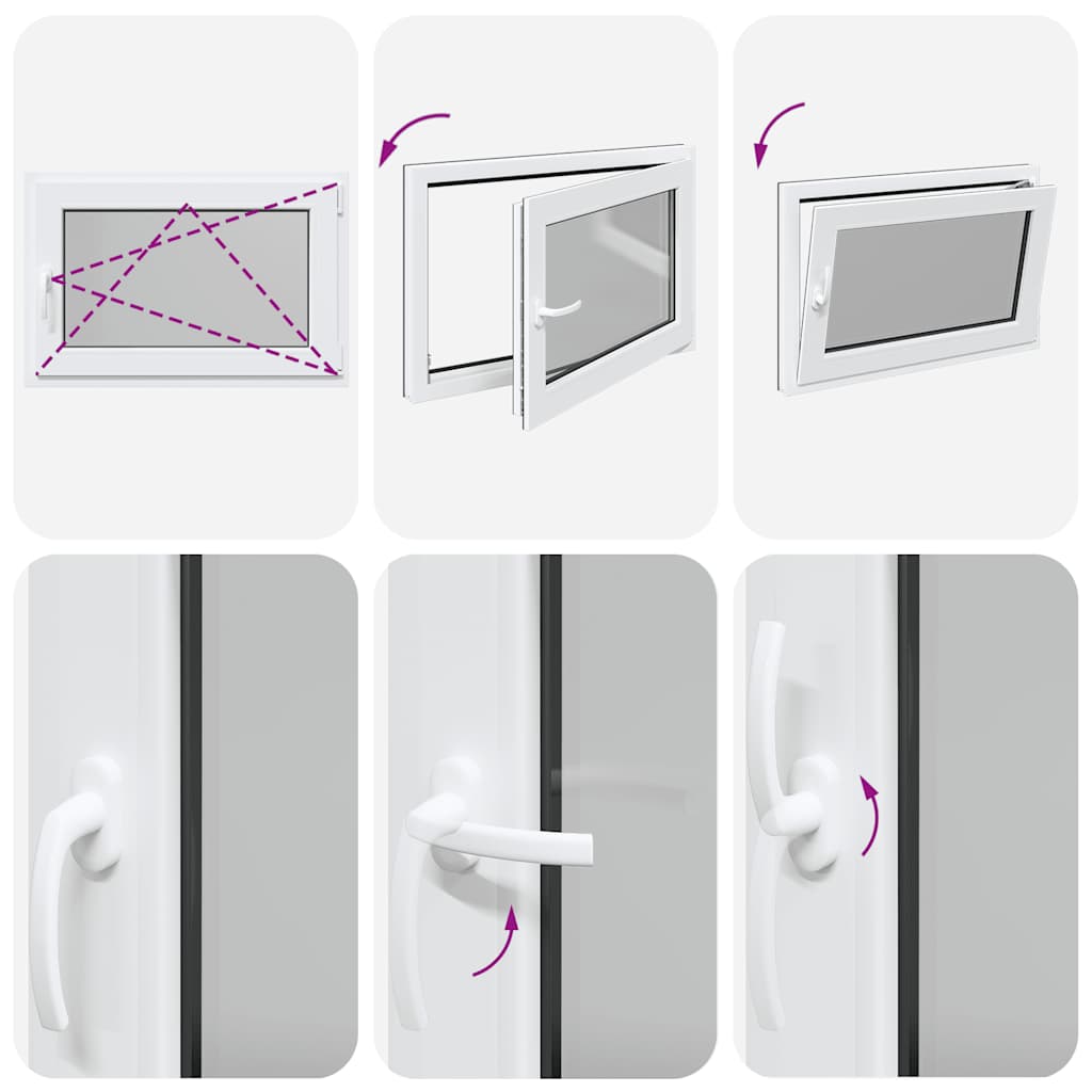 Kellerfenster RISOR 90x70 cm Drehkipp DIN Rechts Anthrazit