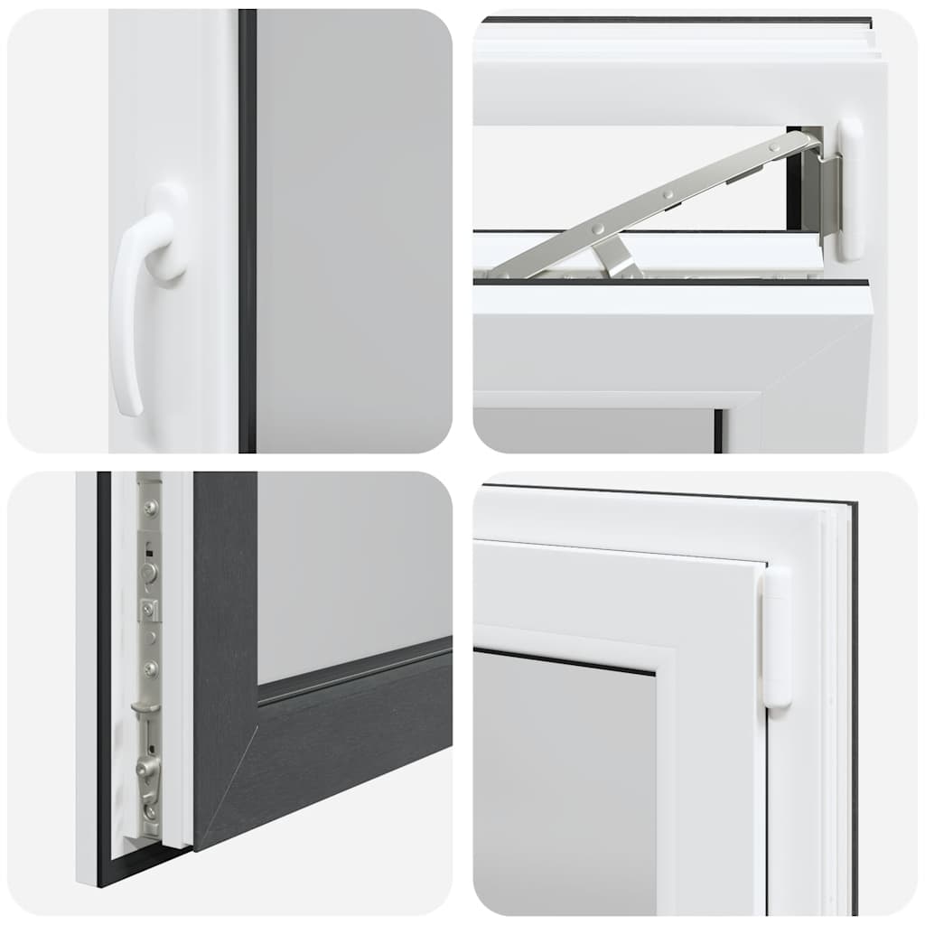 Kellerfenster RISOR 90x70 cm Drehkipp DIN Rechts Anthrazit