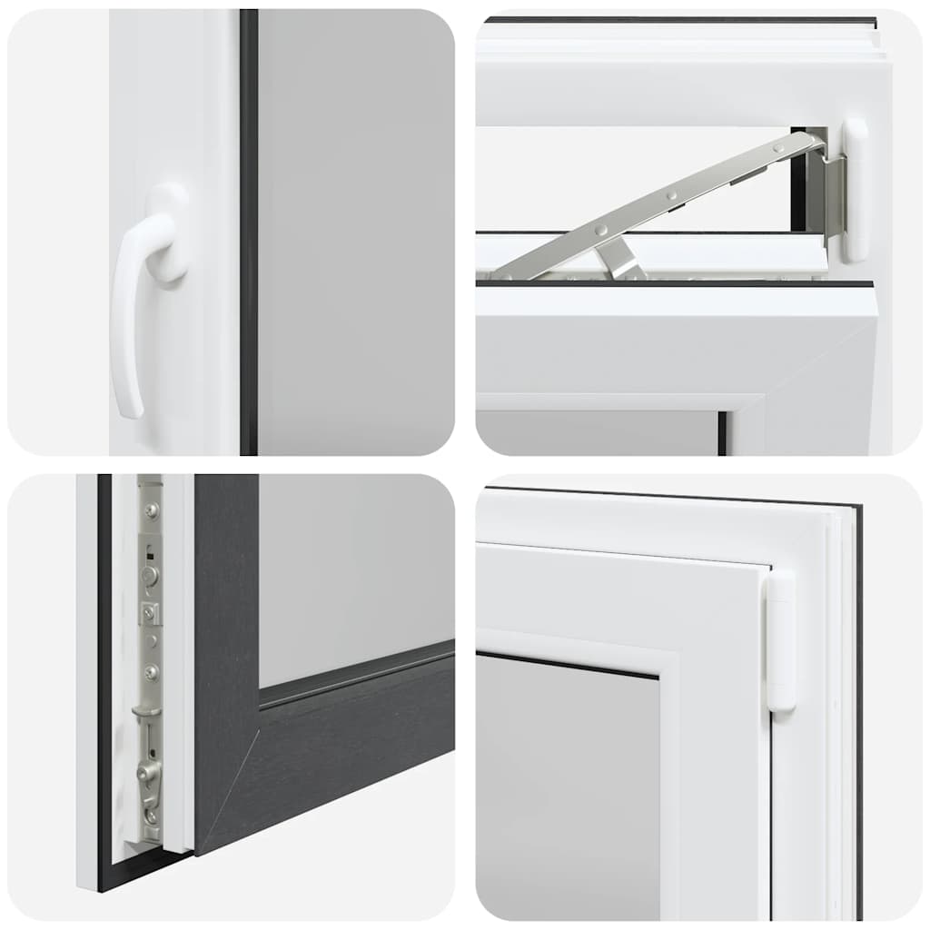 Kellerfenster RISOR 100x50 cm Drehkipp DIN Rechts Anthrazit