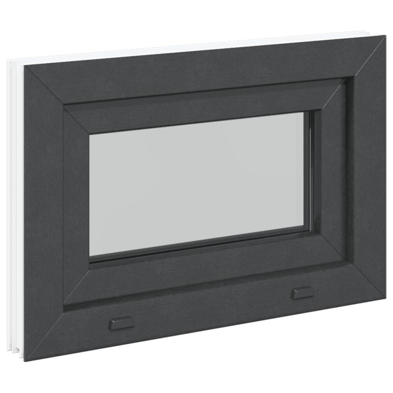 Kellerfenster RISOR 60x40 cm Kipp 3-fach Verglasung Anthrazit