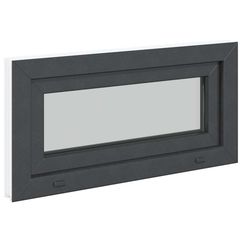 Kellerfenster RISOR 80x40 cm Kipp 3-fach Verglasung Anthrazit