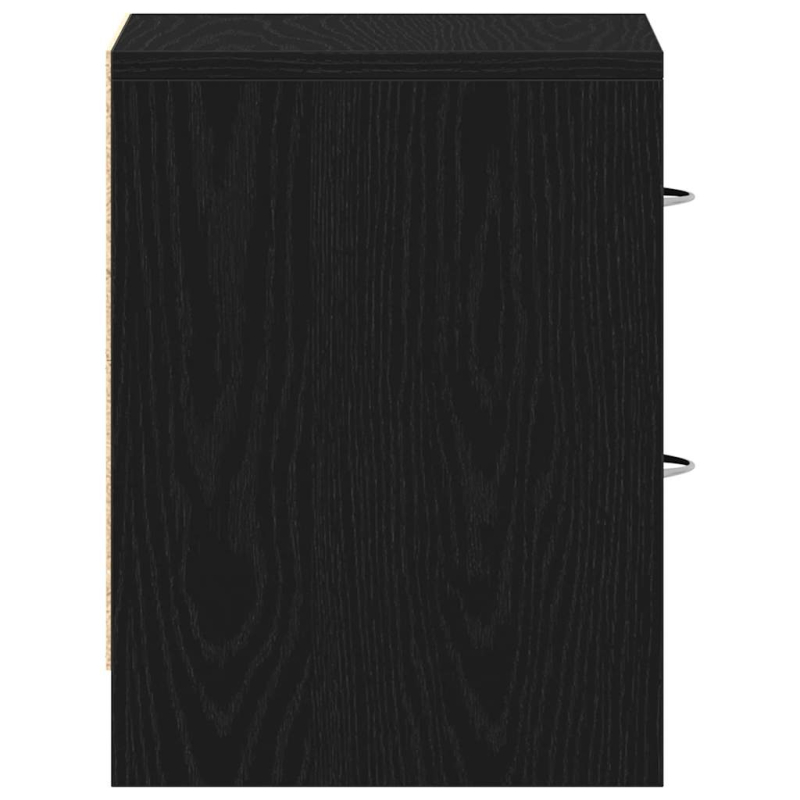 Nachttisch Schwarz Eichen-Optik 40x30x40 cm Holzwerkstoff