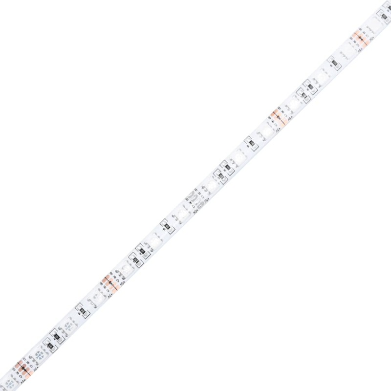 TV-Schrank mit LED-Leuchten Schwarz Eichen-Optik 140x36,5x40 cm