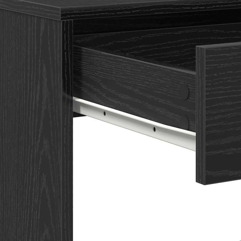 Schreibtisch Schwarz Eichen-Optik 101x50x76,5 cm Holzwerkstoff