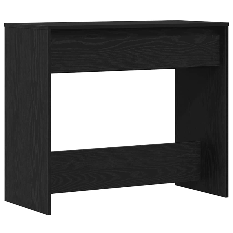 Konsolentisch Schwarz Eichen-Optik 89x41x76,5 cm Holzwerkstoff