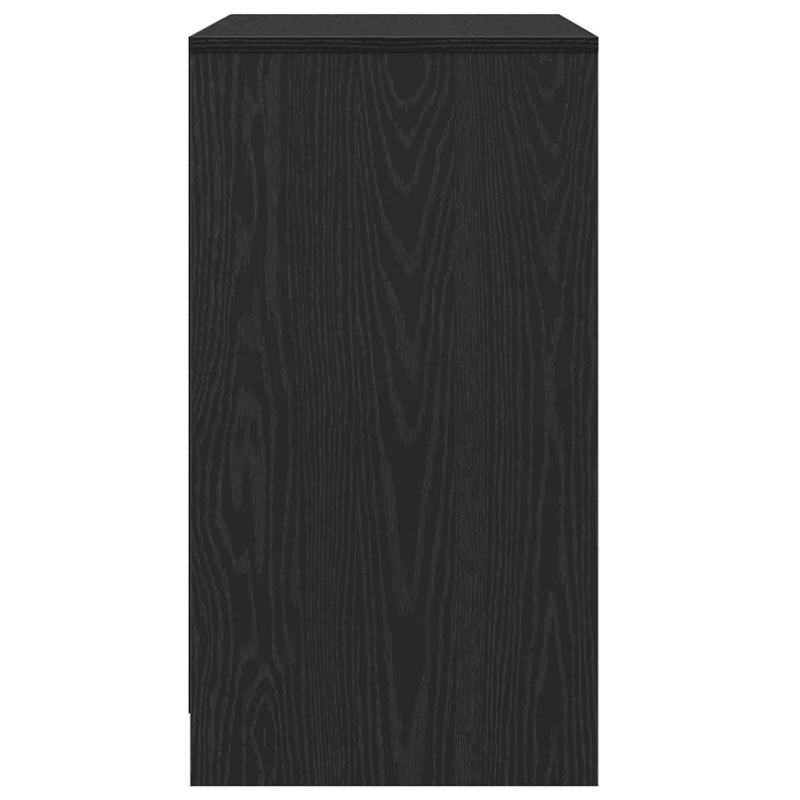 Sideboard Schwarz Eichen-Optik 70x41x75 cm Holzwerkstoff