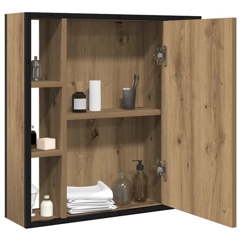 Bad-Spiegelschrank Artisan-Eiche 60x16x60cm Holzwerkstoff