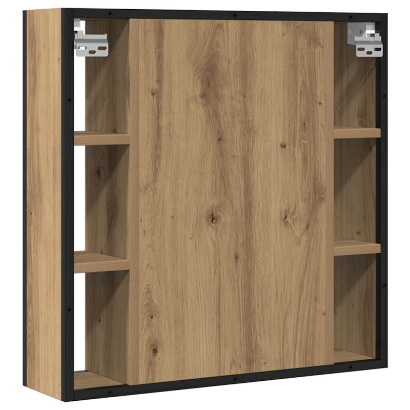 Bad-Spiegelschrank Artisan-Eiche 60x16x60cm Holzwerkstoff