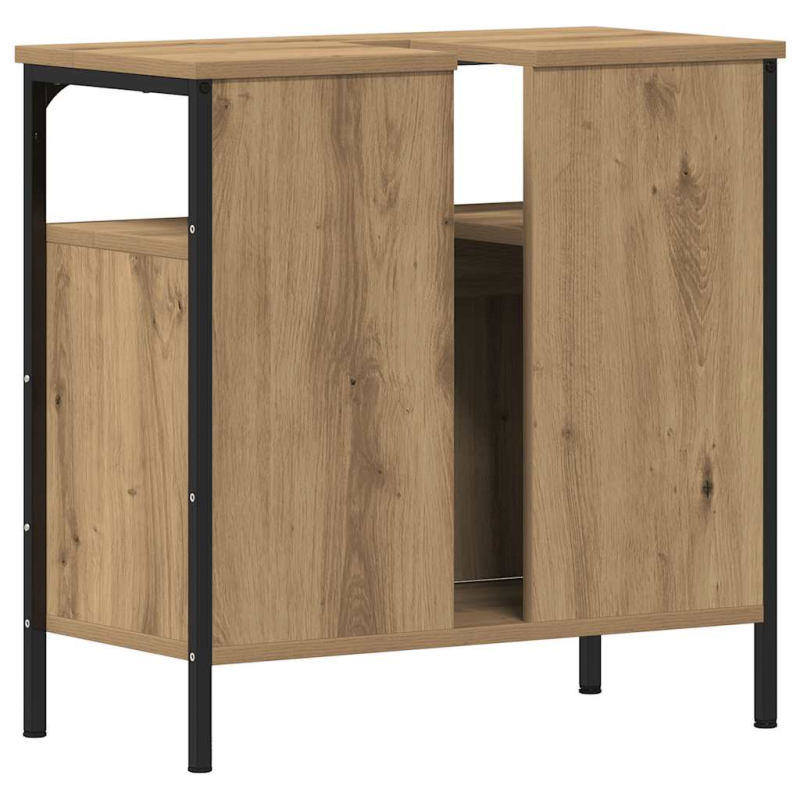 Waschbeckenunterschrank Artisan-Eiche 60x30x60 cm Holzwerkstoff