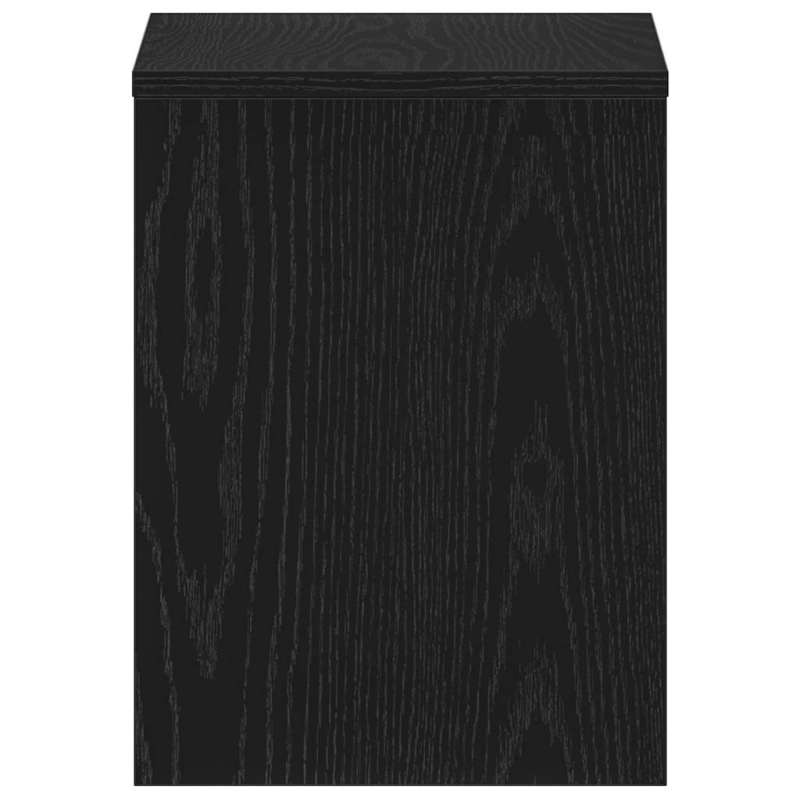 Nachttisch Schwarz Eichen-Optik 40x30x40 cm Holzwerkstoff