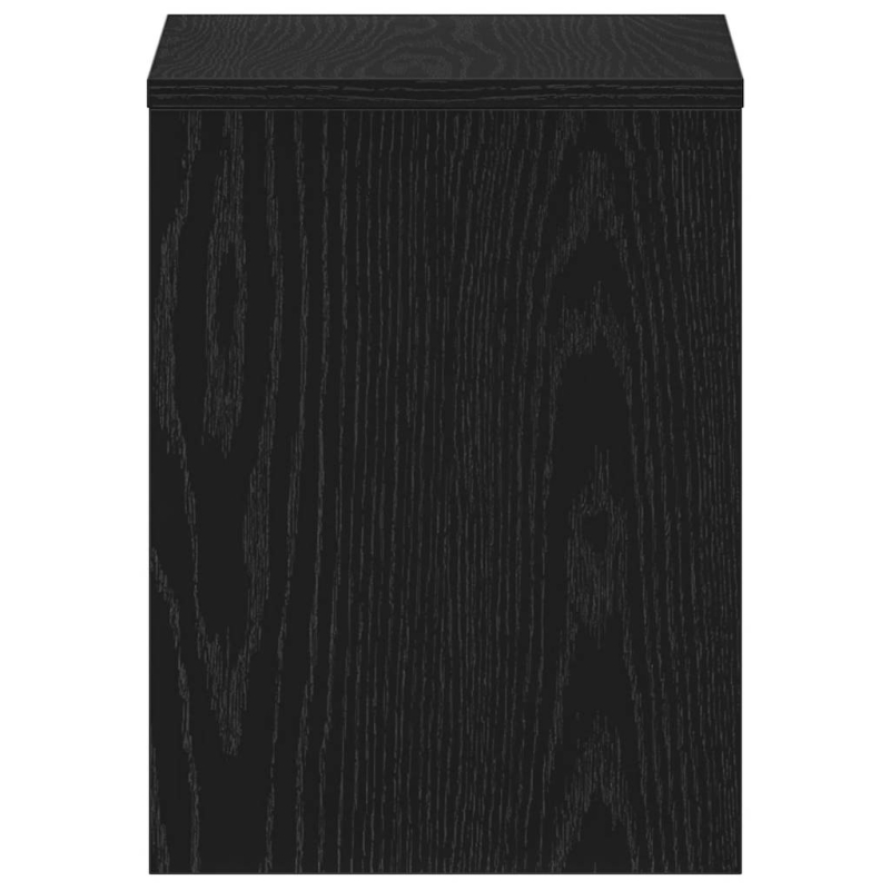 Nachttische 2Stk. Schwarz Eichen-Optik 40x30x40cm Holzwerkstoff