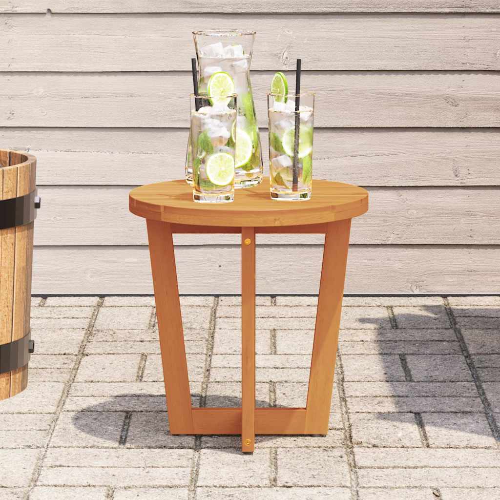 Garten-Beistelltisch Rund Ø40x40 cm Massivholz Akazie