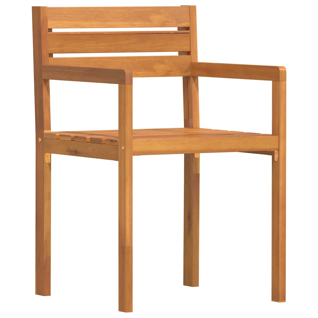 Gartenstühle 2 Stk. 50x53x80 cm Massivholz Akazie