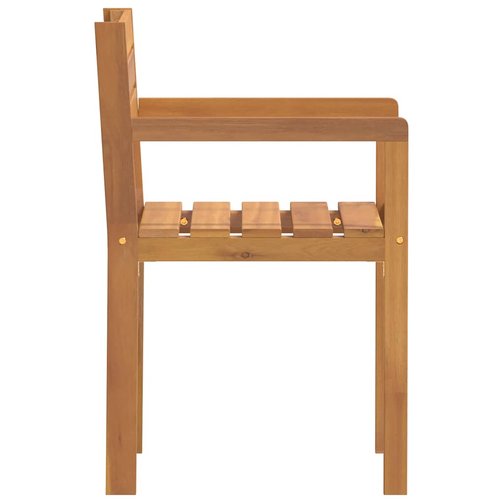 Gartenstühle 2 Stk. 50x53x80 cm Massivholz Akazie