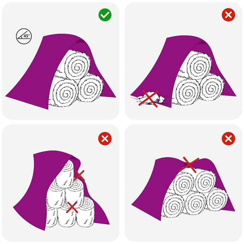 Strohvlies 9,8x6 m 140 g/m² Polypropylen