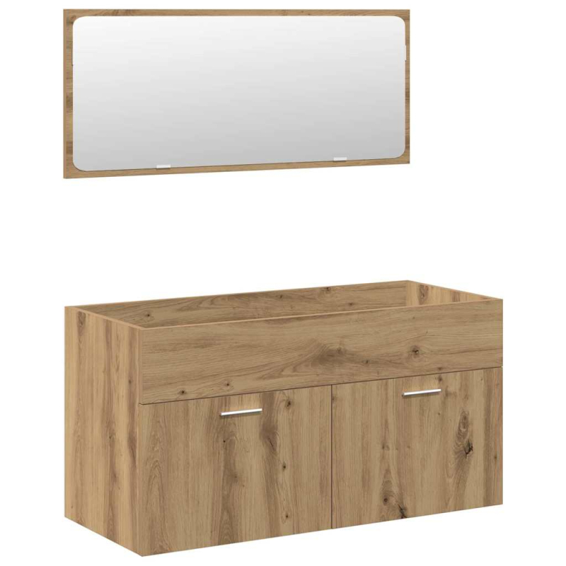 5-tlg. Badmöbel-Set Artisan-Eiche Holzwerkstoff