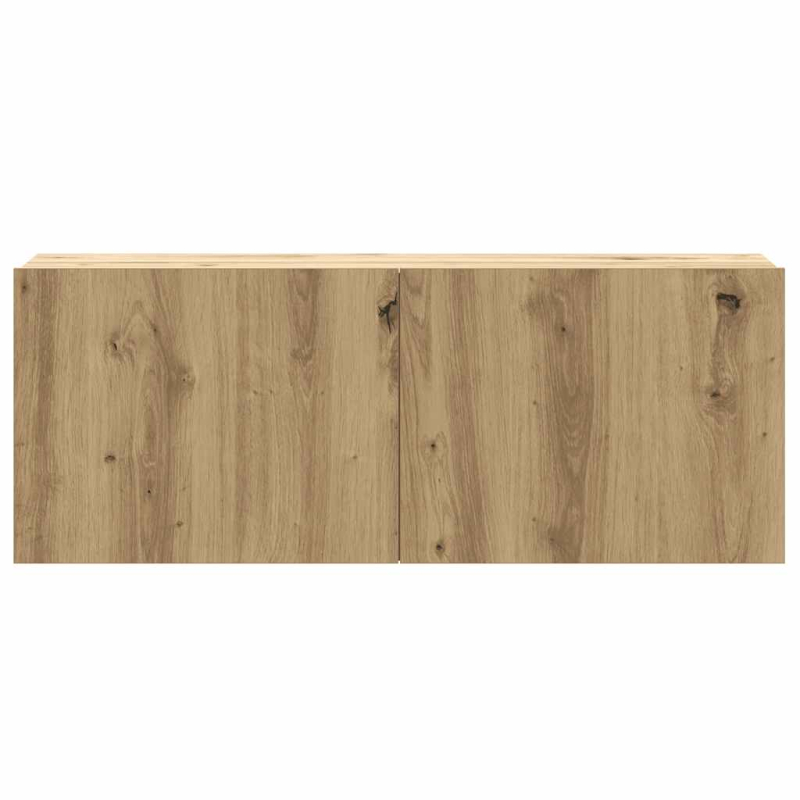6-tlg. TV-Schrank-Set Wandmontage Artisan-Eiche Holzwerkstoff