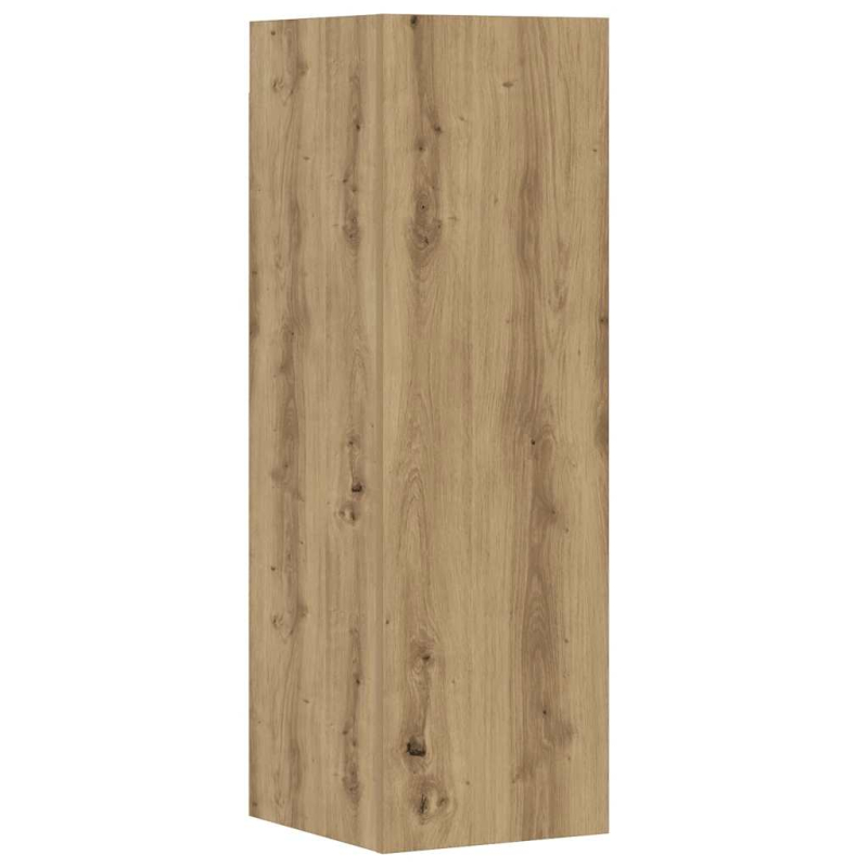 6-tlg. TV-Schrank-Set Wandmontage Artisan-Eiche Holzwerkstoff