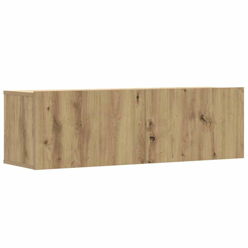 2-tlg. TV-Schrank-Set Wandmontage Artisan-Eiche Holzwerkstoff