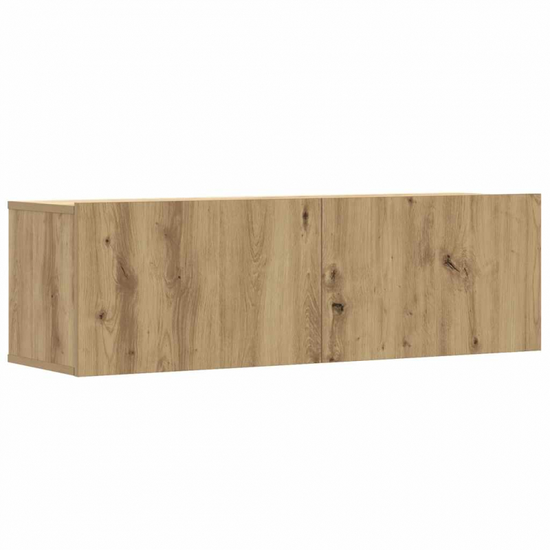 TV-Wandschränke 3 Stk. Artisan-Eiche 100x30x30 cm Holzwerkstoff
