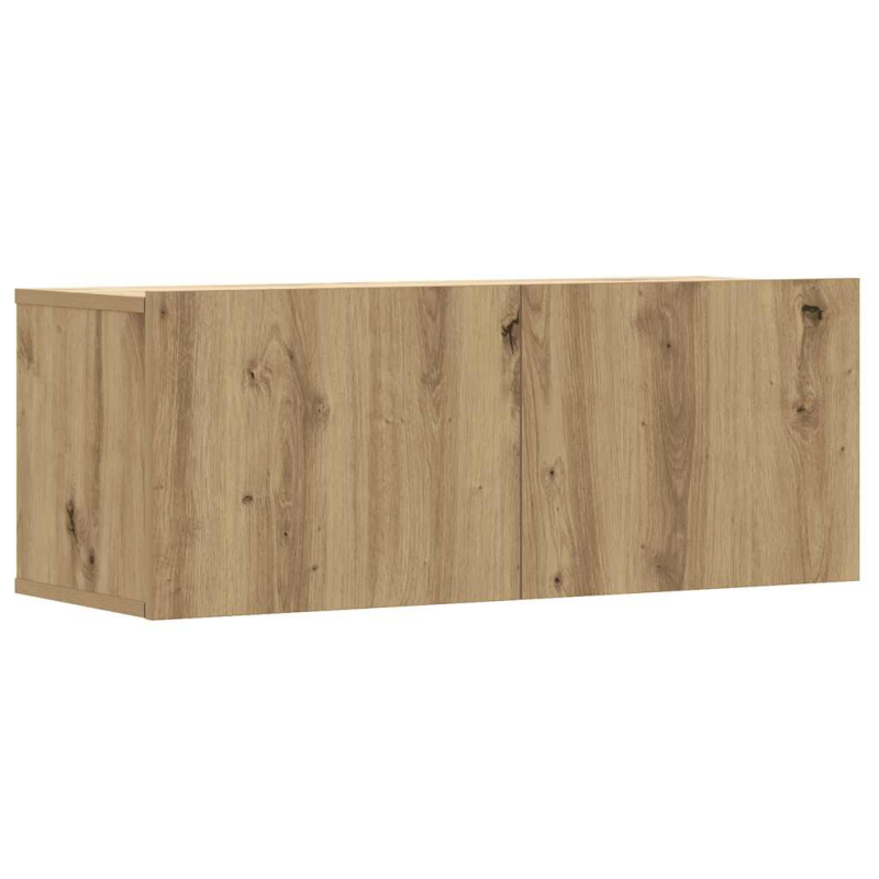 8-tlg. TV-Schrank-Set Wandmontage Artisan-Eiche Holzwerkstoff