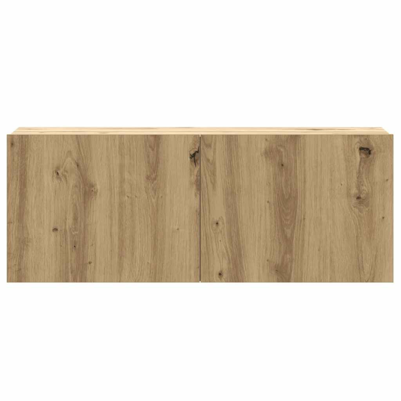 8-tlg. TV-Schrank-Set Wandmontage Artisan-Eiche Holzwerkstoff