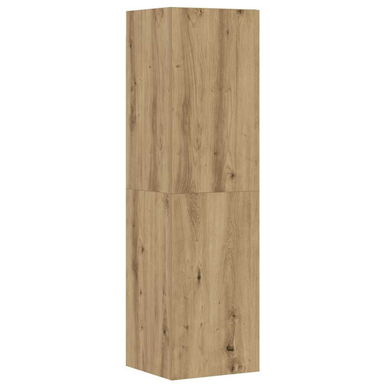 8-tlg. TV-Schrank-Set Wandmontage Artisan-Eiche Holzwerkstoff