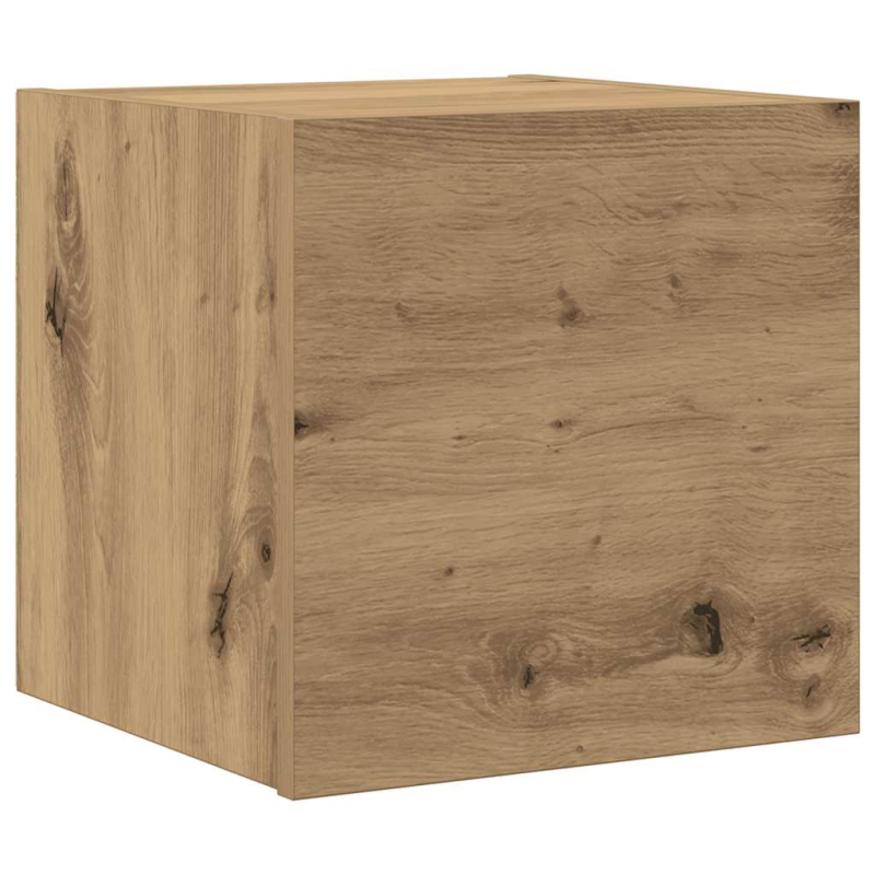7-tlg. TV-Schrank-Set Wandmontage Artisan-Eiche Holzwerkstoff
