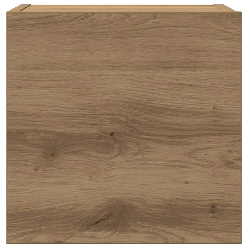6-tlg. TV-Schrank-Set Wandmontage Artisan-Eiche Holzwerkstoff